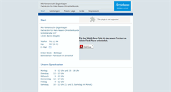 Desktop Screenshot of hno-in-steglitz.de